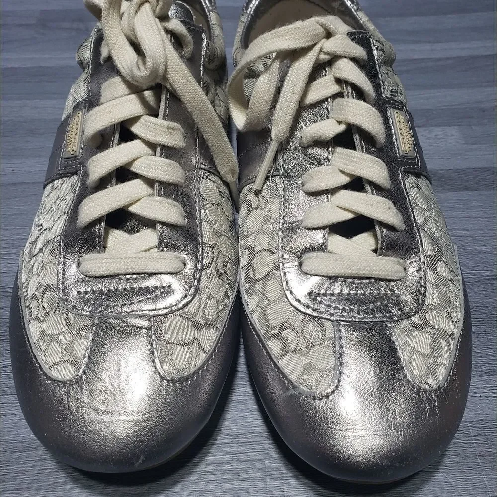 Coach Joss silver metallic women shoes - Picture 3 of 7